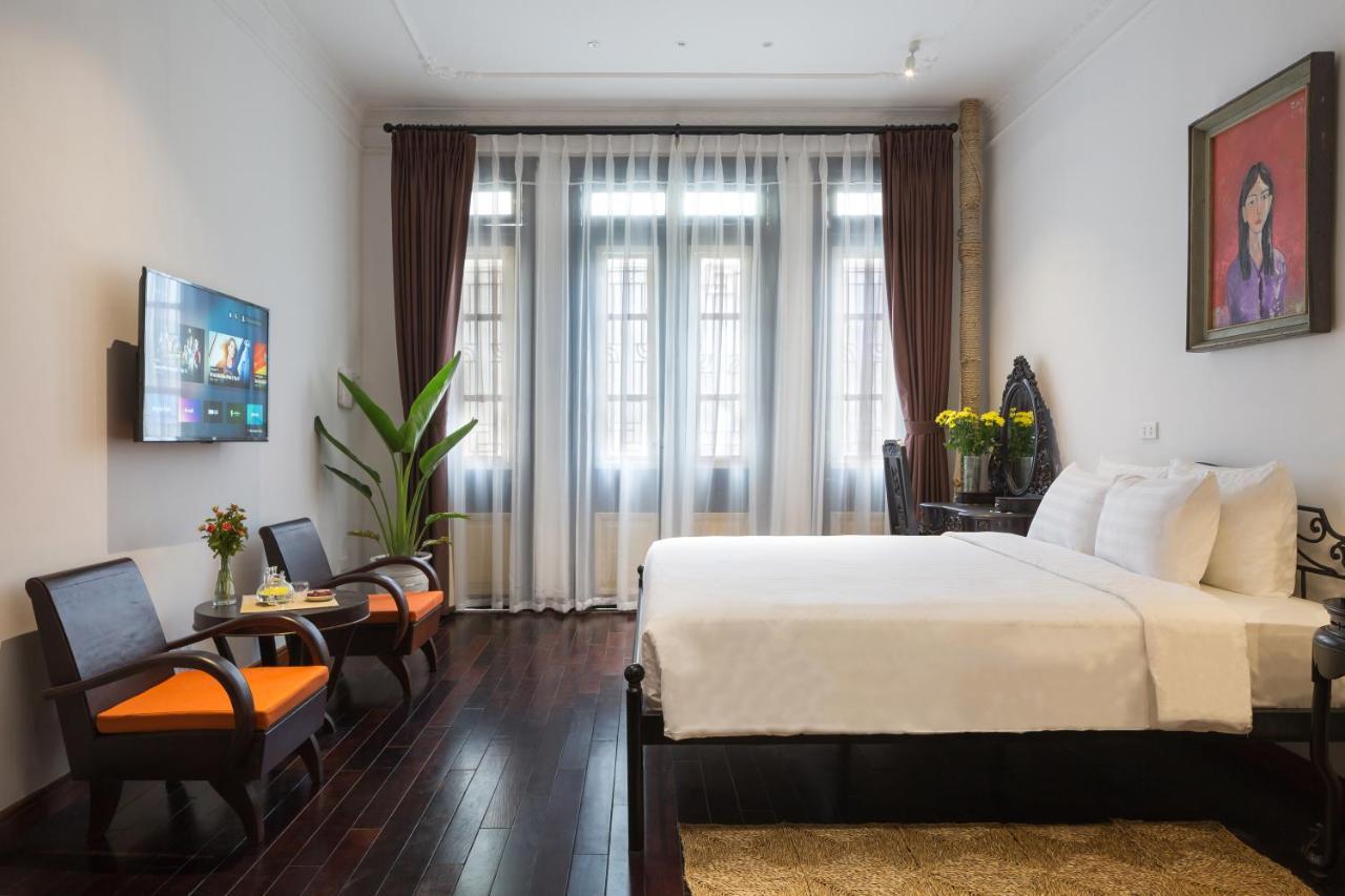 Centraltique Downtown - Bespoke Colonial House Near Hoan Kiem Lake Hanoi Eksteriør billede